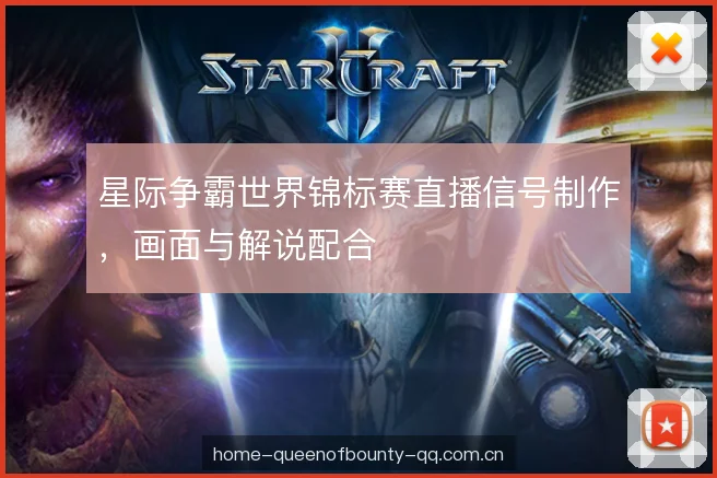 星际争霸世界锦标赛直播信号制作，画面与解说配合